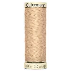 Gütermann Allesnäher Polyester Garn Spule 100 m - Latte #421