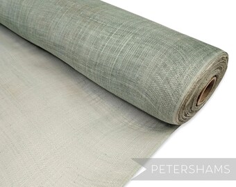 Minty Duck Egg Budget Sinamay Fabric for Hat Making & Millinery - 1/2 metre