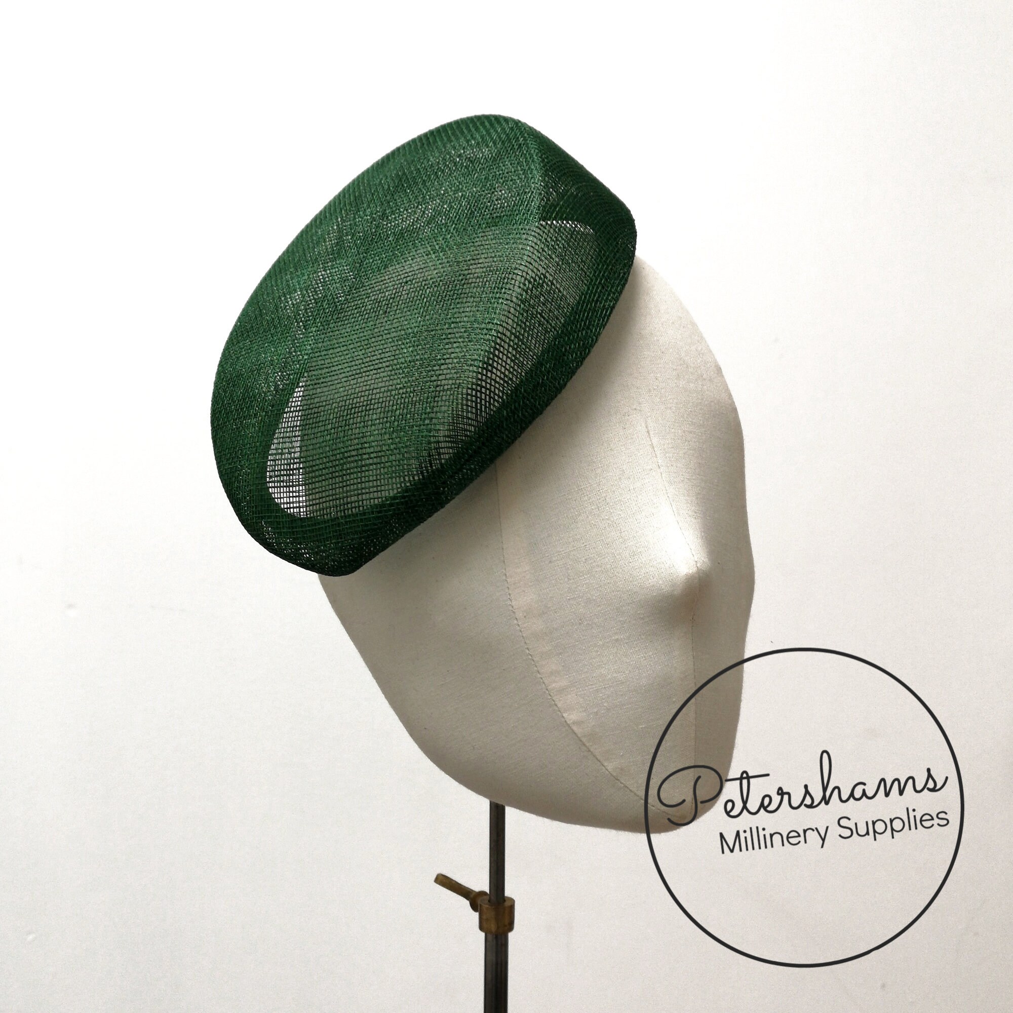 /'Betty/' Sloped Pillbox Sinamay Fascinator Hat Base for Millinery /& Hat Making