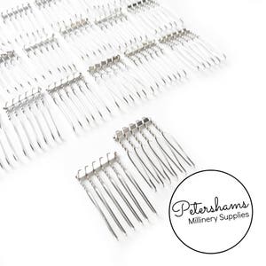 Mini Plated Metal Hair Combs for Birdcage Veils and - Etsy