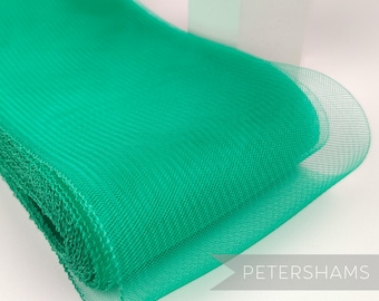 Jade 15cm (6 inch) Wide Crinoline (Crin, Horsehair Braid) for Hats, Millinery, and Fascinators - 1m (1.09 yards)