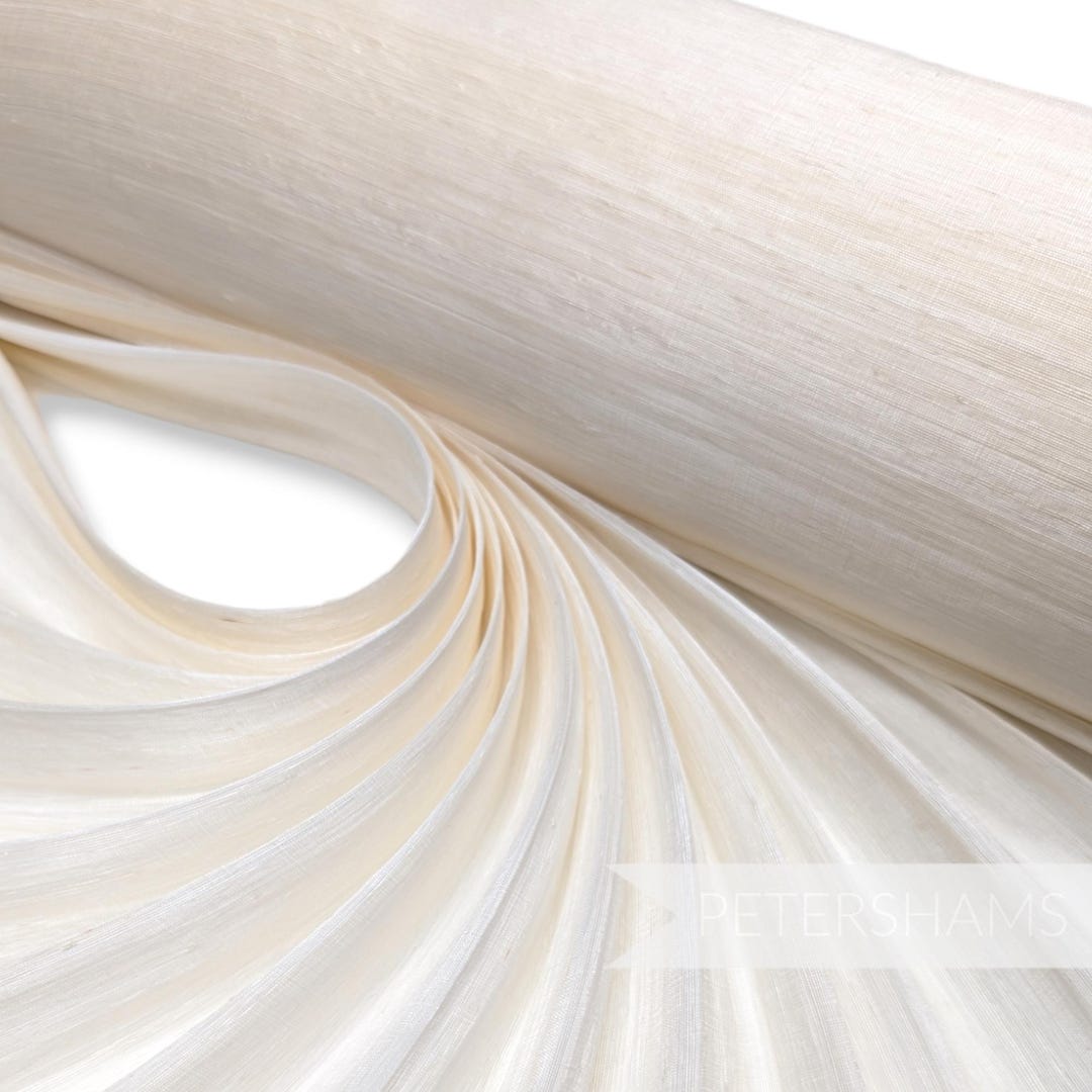 76cm Wide Luxe Silk Abaca Fabric for Hat Making & Millinery - 1/2m
