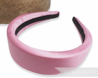 Details about Pink Black headband scrunched pleated fabric covered hair band 1.25" wide Details about Pink Black headband scrunched pleated fabric covered hair band 1.25" wide