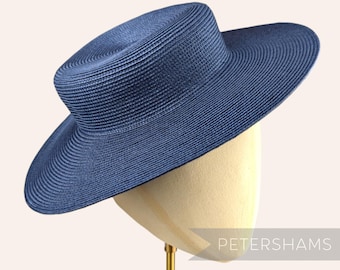 Versatile Black Wide Brim Hat, Made in Italy, Packable  display picture 2