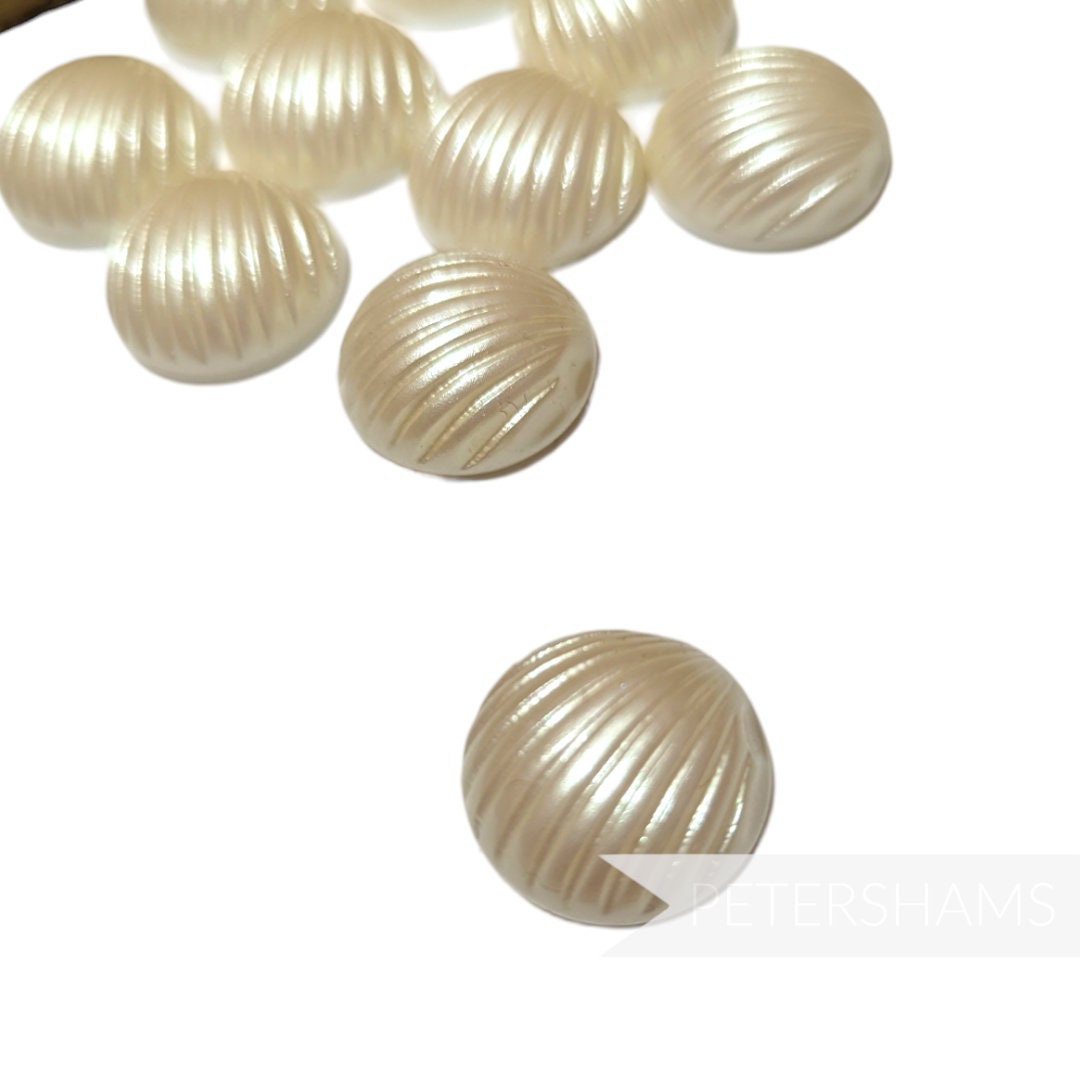  EXCEART 12 Sheets Pearl Flatback Beads Hair Diamonds