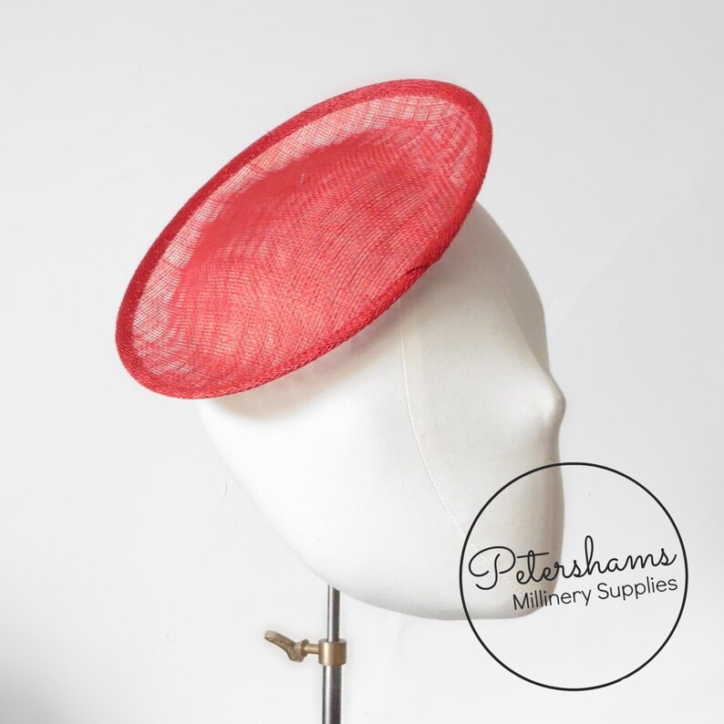 Oval Scallop Sinamay Fascinator Hat 