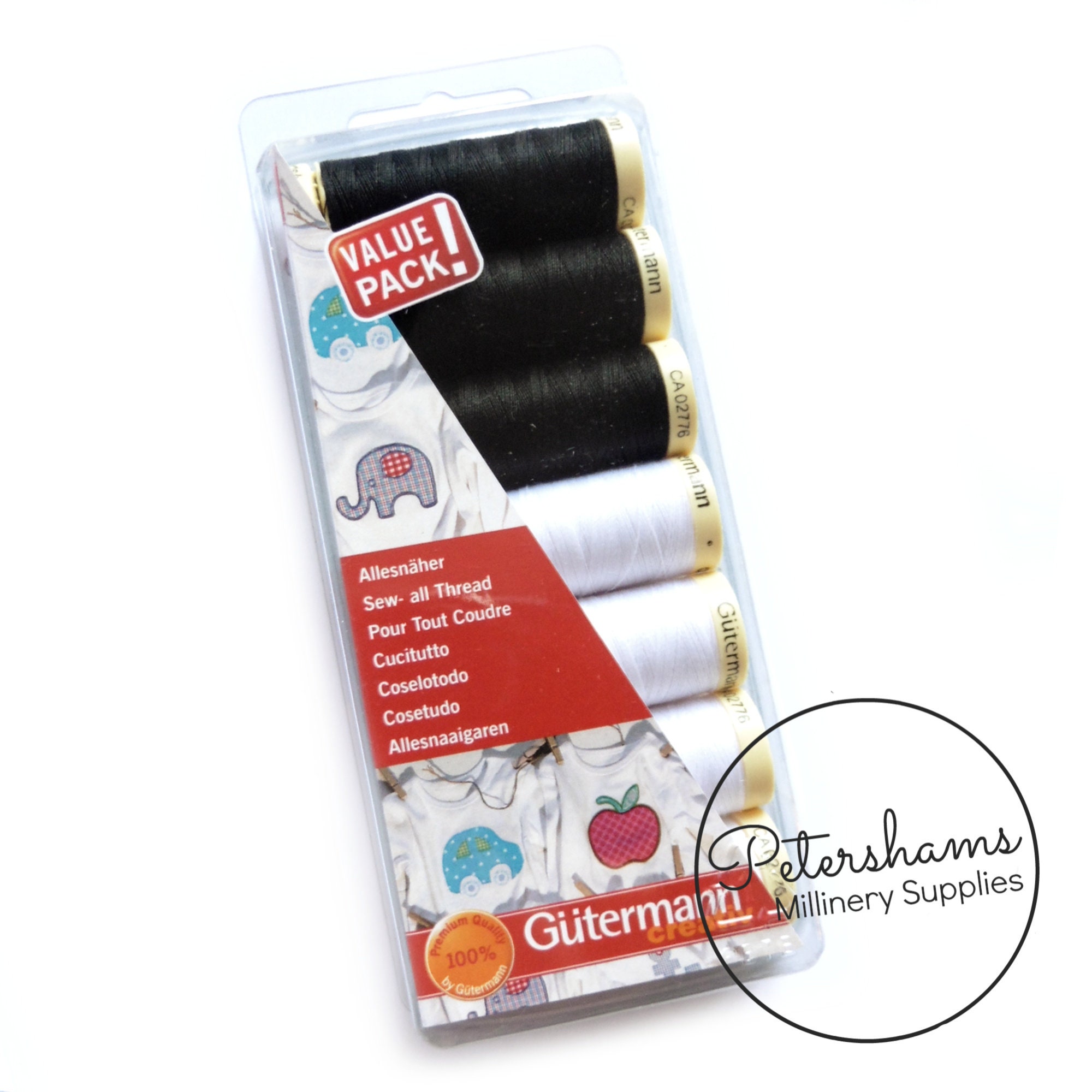 Gutermann Sew-all Thread 1000m - White (800)