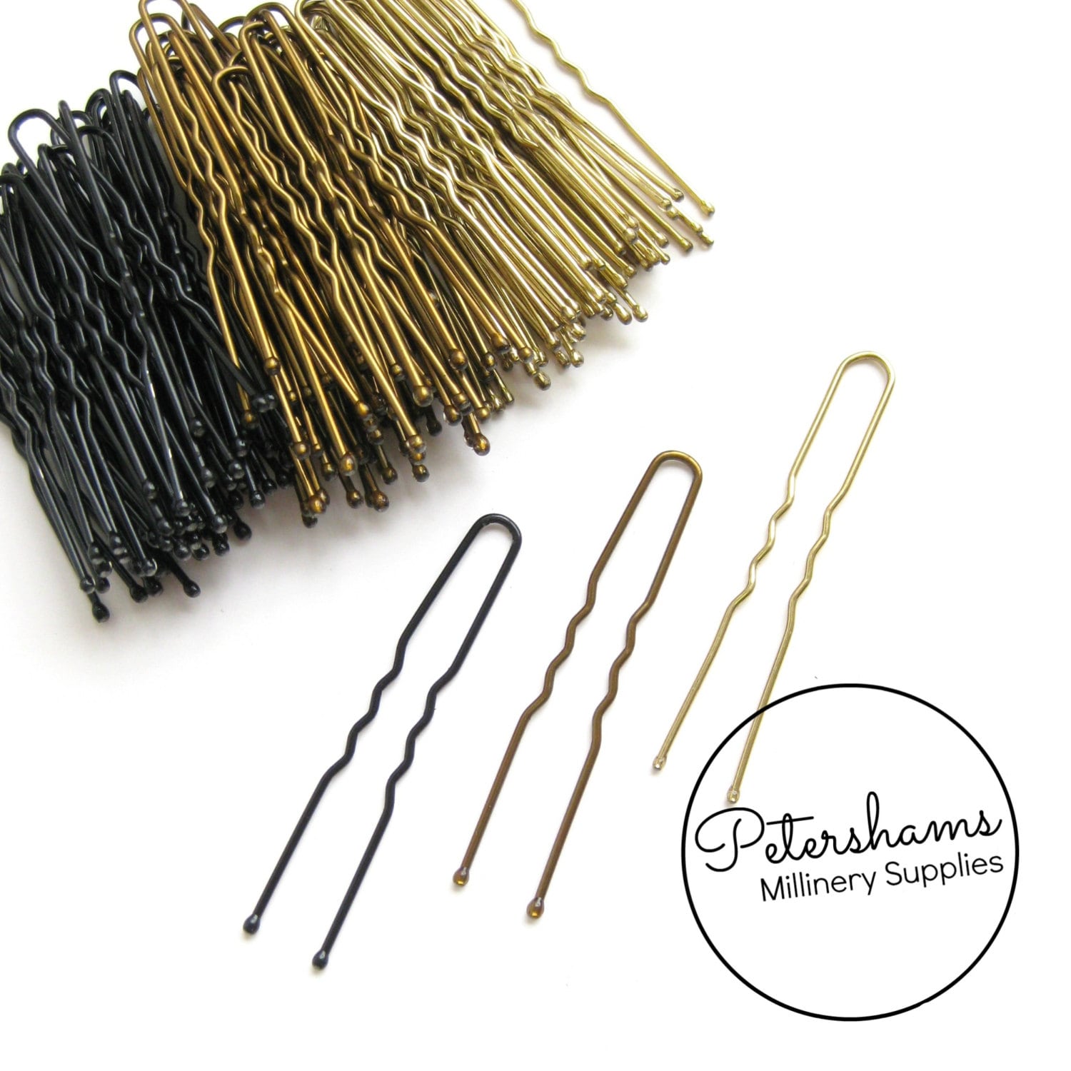 36 Metal Hair Pins for Bridal Hair Pieces and Fascinators Etsy