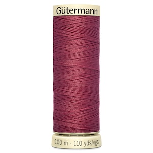 Hilo de poliéster Gutermann Sew-All, carrete de 100 m (110 yardas) - Burdeos #730