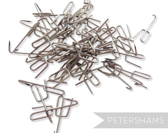 Puggaree Hat Band Hooks for Millinery & Hat Making - Per 10 or 50 Pieces