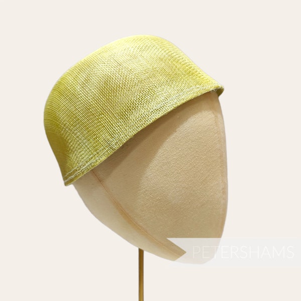 Basic Sinamay Hat Crown For Millinery and Hat Making - Spring Green