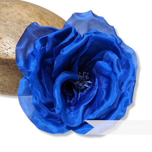 Royal Blue Silk Etsy