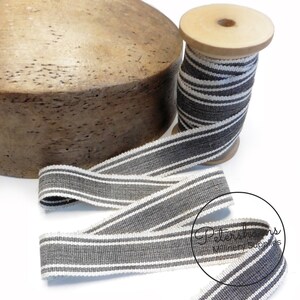 25mm No.5 Striped Linen Threaded Millinery Petersham Hat - Etsy