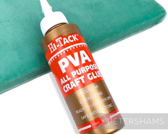 Hi-Tack PVA Adhesive / Stiffener Glue Perfect for for Millinery Straw & Raffia- 115ml