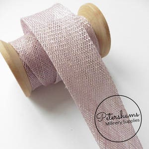 Tira de cinta al bies de sinamay de 3 cm (1,6 m/1,7 yardas) para sombreros y artículos de sombrerería - Morado jaspeado