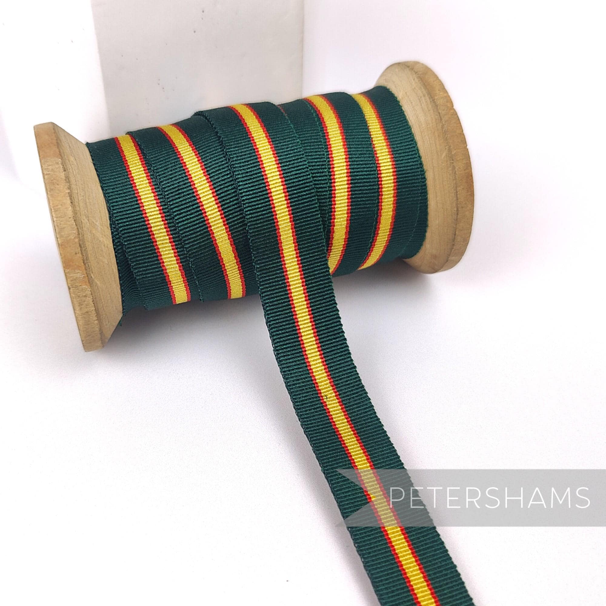 Vintage 16mm Striped Grosgrain Ribbon for Hat Making 1m 