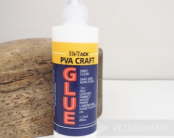 Hi-Tack PVA Adhesive / Stiffener Glue Perfect for for Millinery Straw & Raffia- 115ml