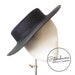 Small Brim Polybraid Boater Fascinator Hat Base for Millinery & Hat Making - Black 
