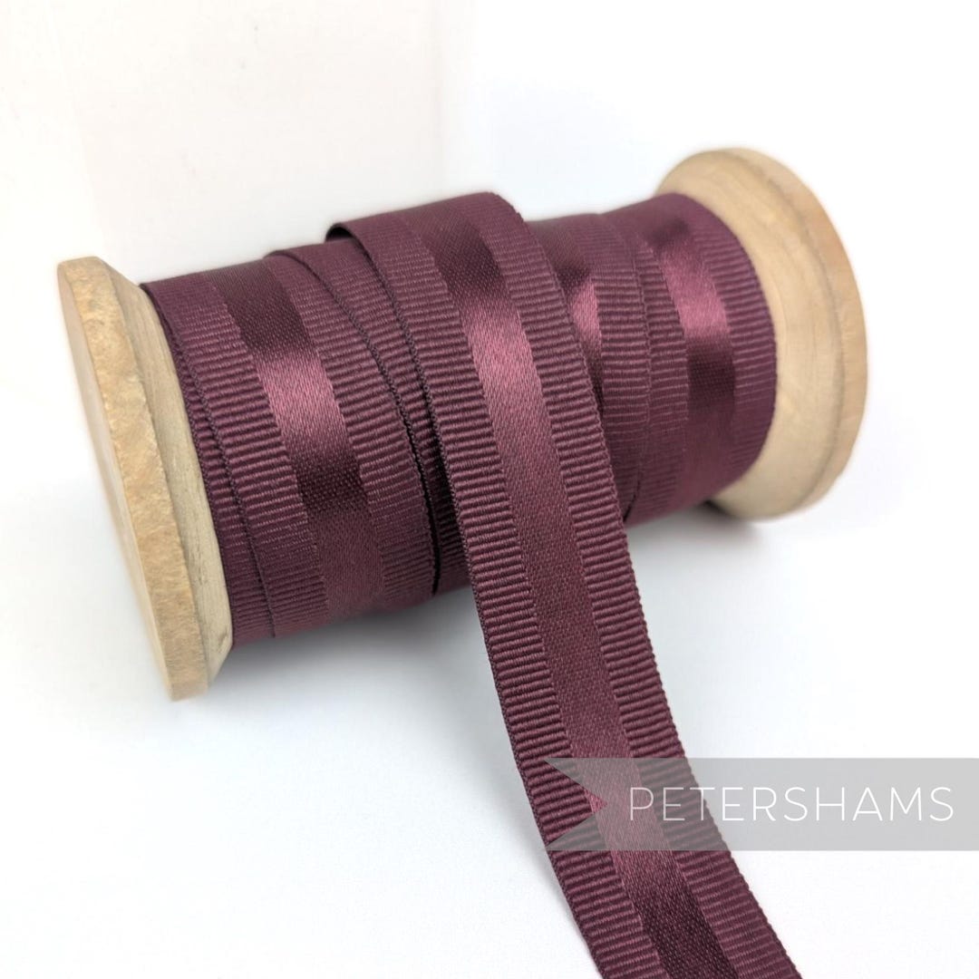 20mm Satin Centre Grosgrain Ribbon for Hats, Millinery, and Fascinators ...