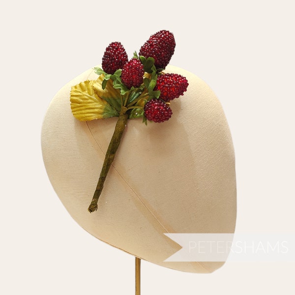 Extra Juicy Strawberry 'Stella' Millinery Hat Mount for Hat Making
