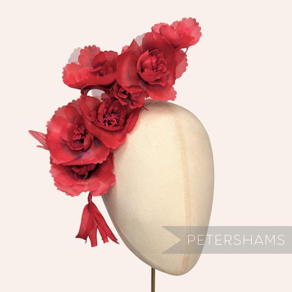 Red Ombre Organza 