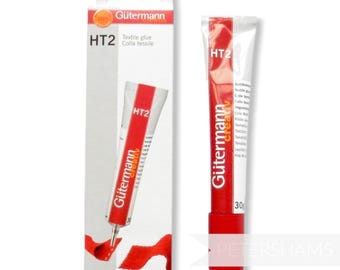 Gutermann HT2 Textile Fabric Glue for Millinery & Crafting - 30g