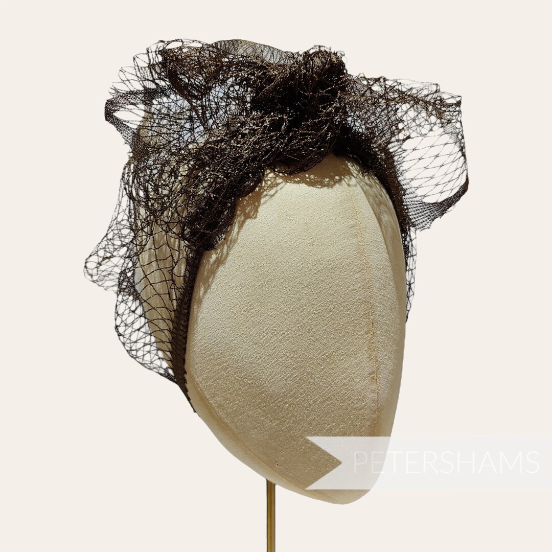 Vintage 'regina' 1960/70s Hair Setting Net Chocolate Brown Etsy