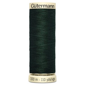 Gutermann Sew-All Polyester Thread Spool 100m (110 yards) - Dark Bottle Green #472