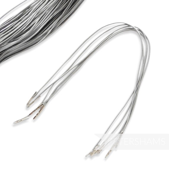 Grey Elastic Hat Bands With Prongs for Fascinators for  display picture 2