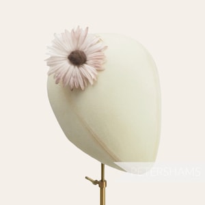 Vintage &#39;Lucia&#39; 1950&#39;s Double Layered 8cm Silk Daisy Heads - Set of 3