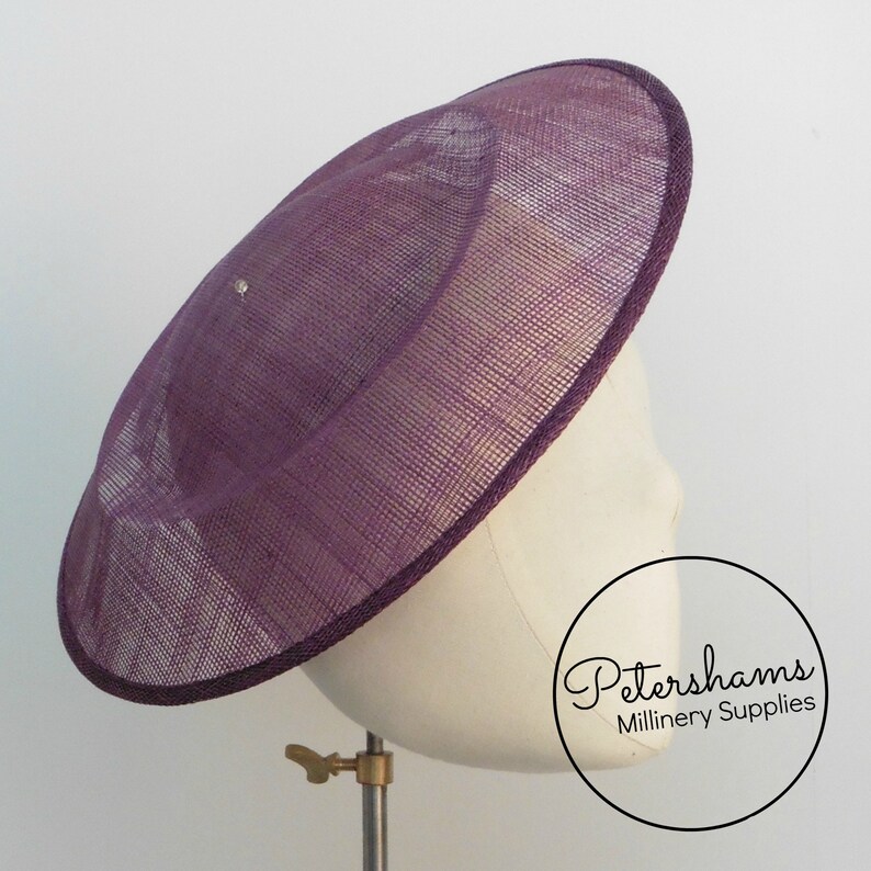 Extra Large 29cm Round Saucer / Plate Sinamay Fascinator Hat Etsy