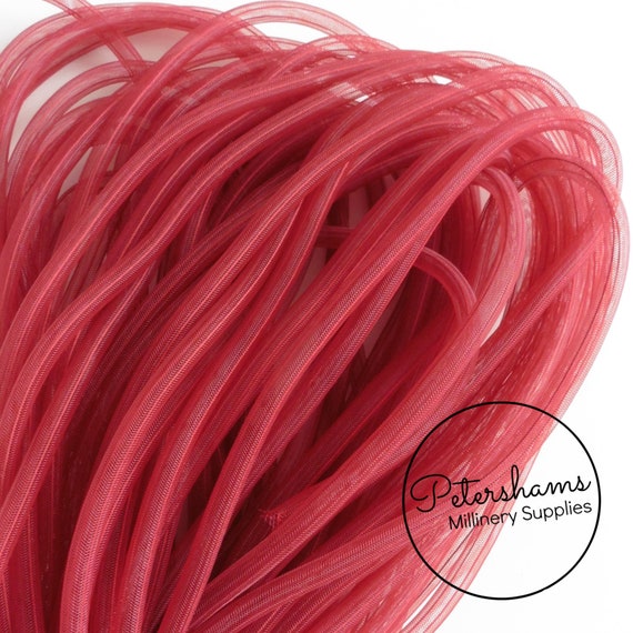 for Millinery /& Fascinators 8mm Tube Millinery Crin Crinoline, Horsehair Braid