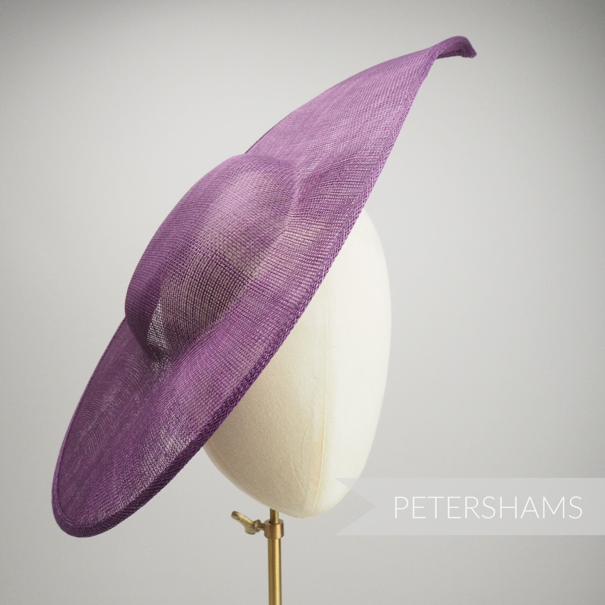 Cuchara redondeadas 21 cm endurecidas Fascinator de la base para sombreros Sombrero Cuchara redondeadas 21 cm endurecidas Fascinator de la base para sombreros Sombrero