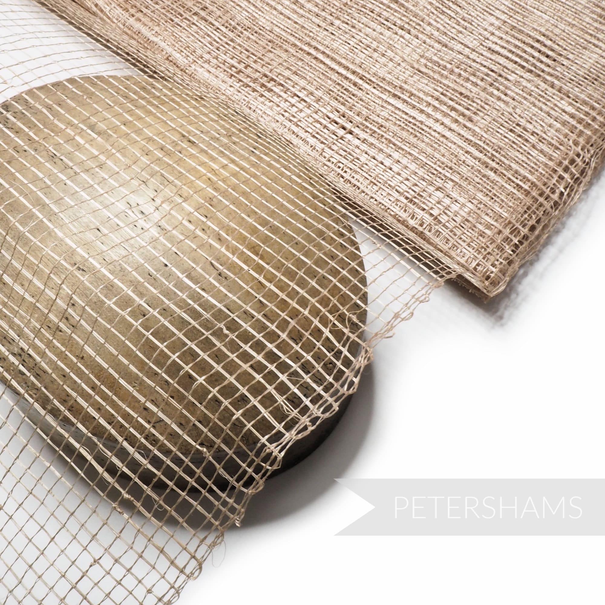 45cm Wide Square Grid Woven Sinamay Abaca Fabric for 45cm Wide Square Grid Woven Sinamay Abaca Fabric for