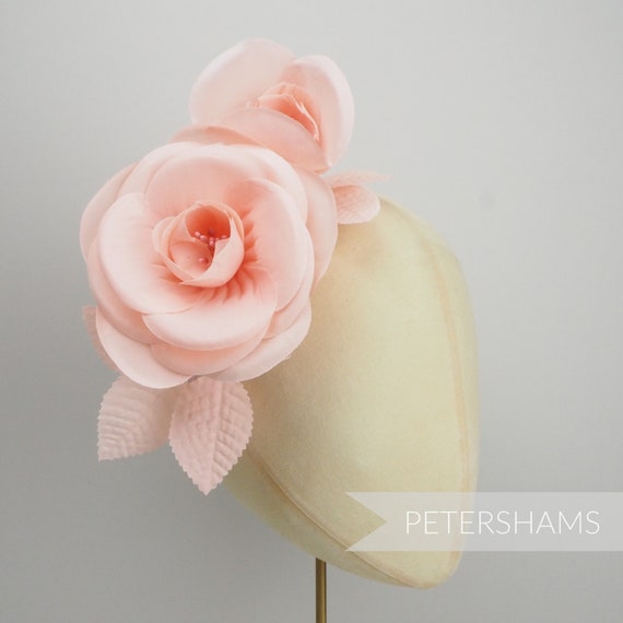 Large 'cecilia' Silk Camellia Millinery 