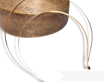 Halo Krone Metall Stirnband Rahmen für Millinery und Hutherstellung - Gold