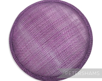 Plum 13,5 cm runde Sinamay Fascinator-Hutbasis für Hutmacherwaren & Hutherstellung