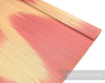 Raspberry Large Ripple Design Buntal / Jinsin Fabric for Hat Making and Millinery - 1/2m