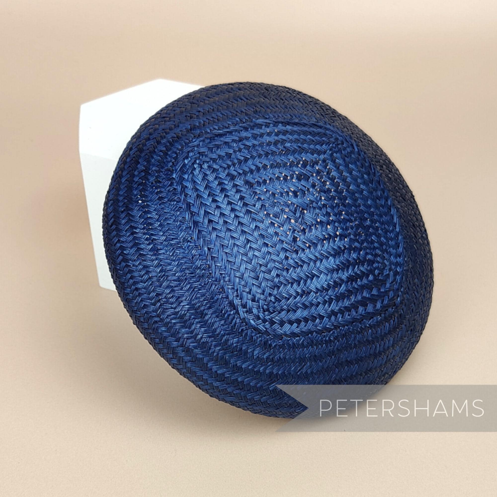 17cm Round Buntal Straw Button Millinery Fascinator Hat Base - French ...