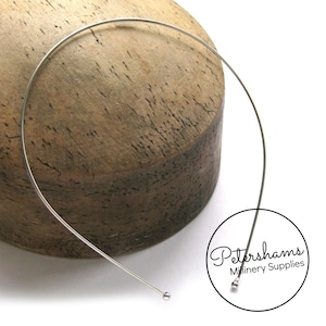 Serre-tête diadème en métal plaqué argent fin 1,5 mm