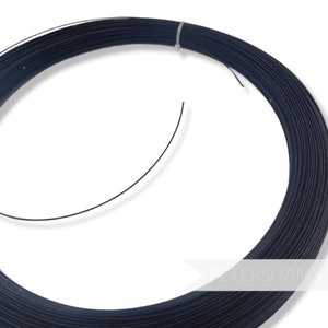 0.8mm (40 Gauge) Cotton Covered Millinery Wire for Millinery & Hat Making - Black