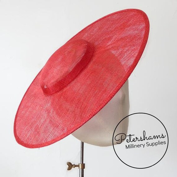 1m Satin Embroidered Organza Meander Ribbon for Hat Making /& Millinery
