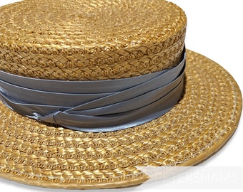 Satin Fabric Wrap Around Puggaree Ribbon Hat Band for Millinery and Hat Making- Dark Grey