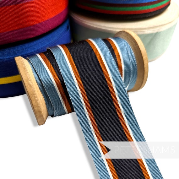 Merceria | Nastro Gros-grain Cotone Beige 25/40/50/70 Mm - Foto 5