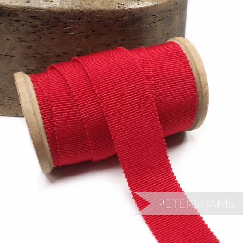 100% Cotton Red Ribbon - Etsy UK