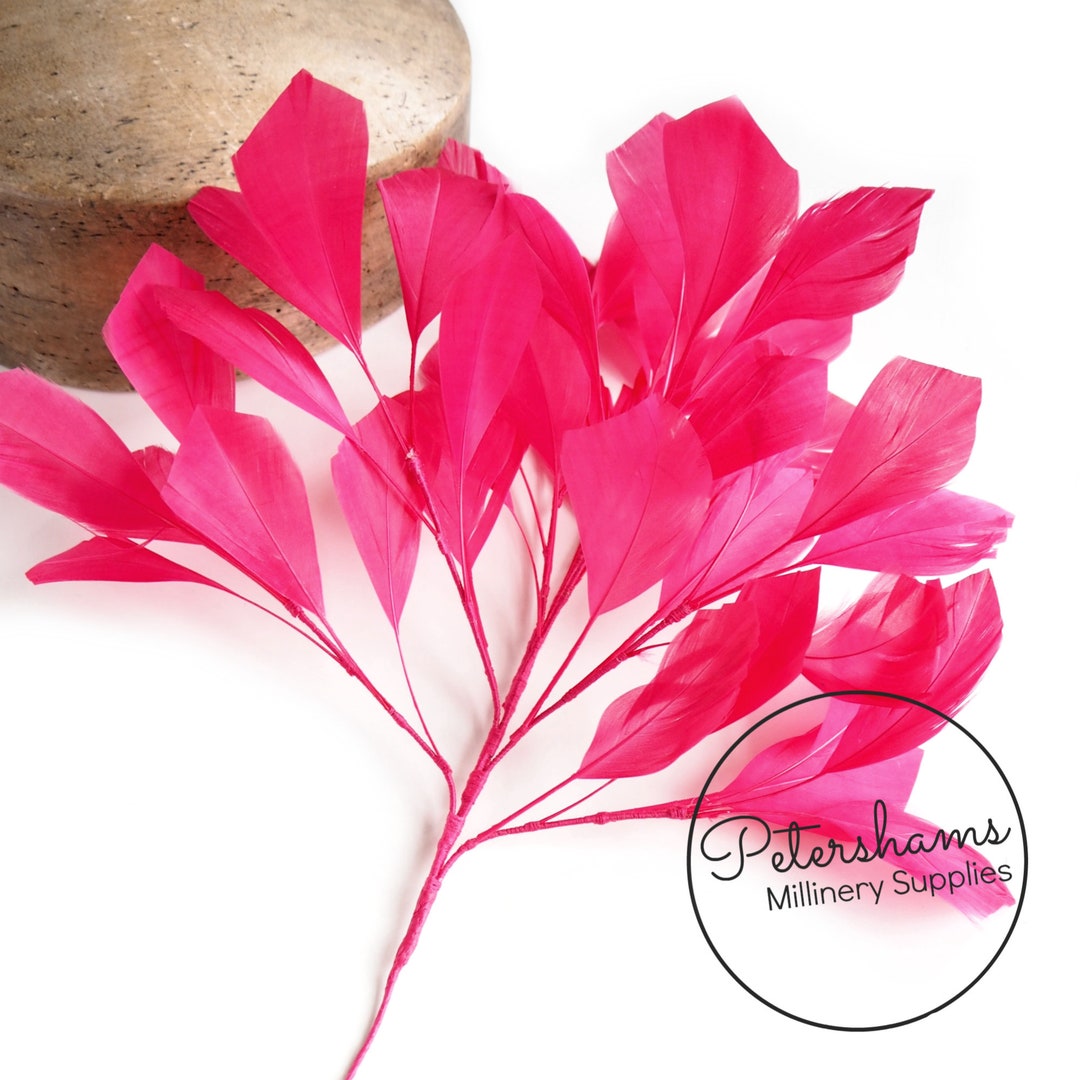 Extra Large Goose Feather Tree Hat Mount for Hat Making and Millinery