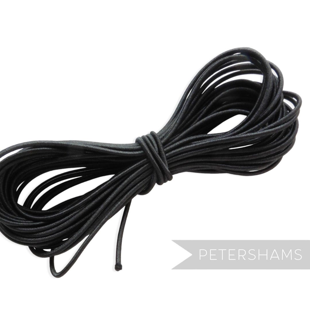 BLESS N°77 FASCINATORS Cable 新品 Black Round 1.5mm Hat Elastic for Fascinators & Millinery - Etsy