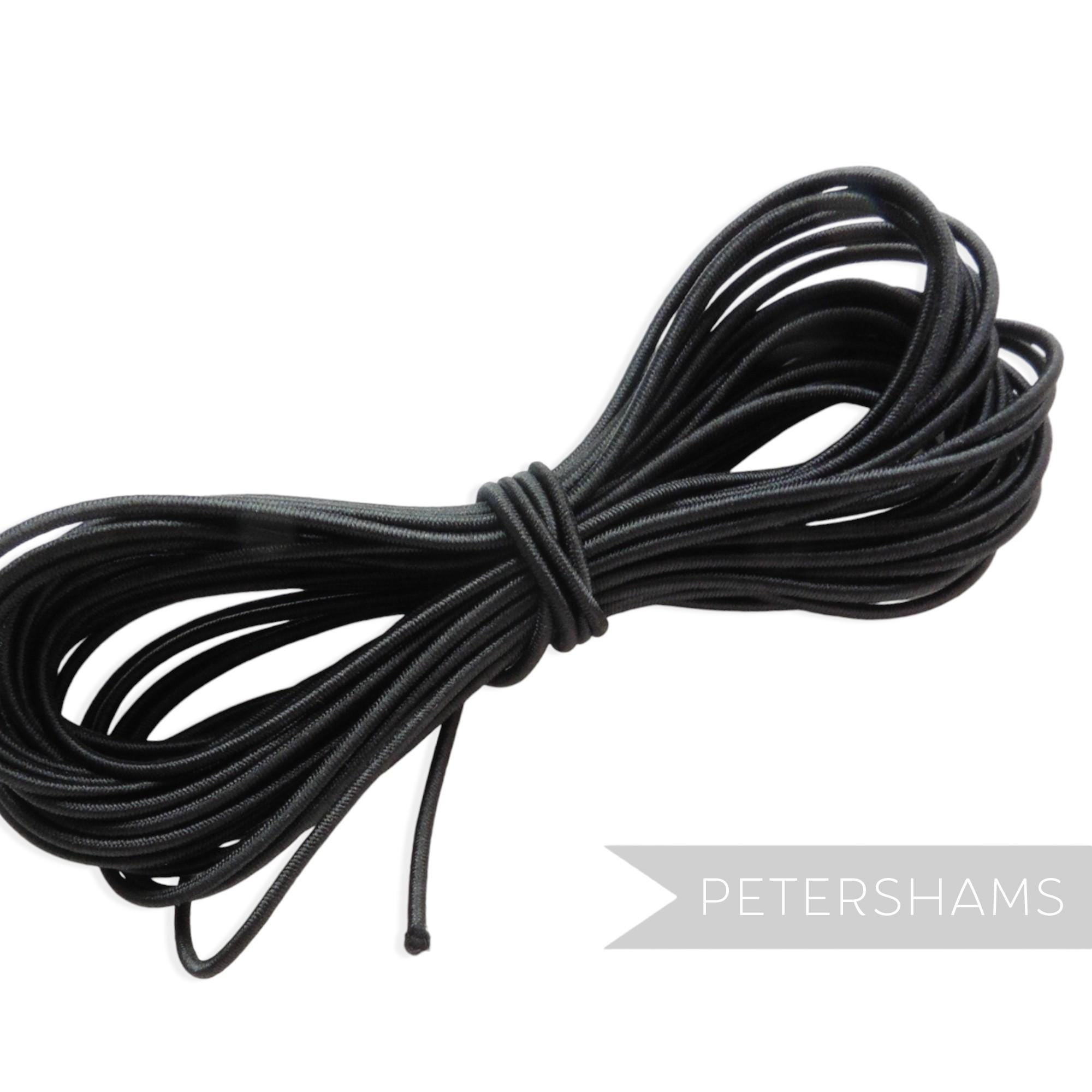 Black Round 1.5mm Hat Elastic for Fascinators & Millinery - Etsy