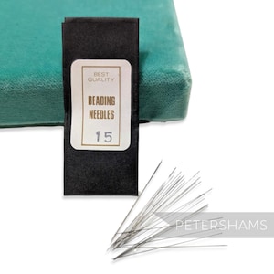 Size 15 Vintage 1950/60's Superfine Beading Needles - Pack of 25