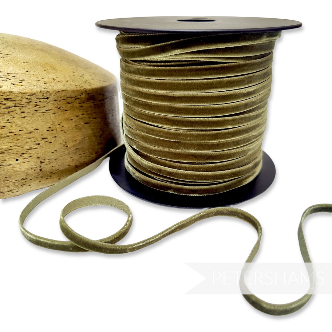 7mm French Velvet Ribbon - 1m - for Crafting, Hat Trimming and ...